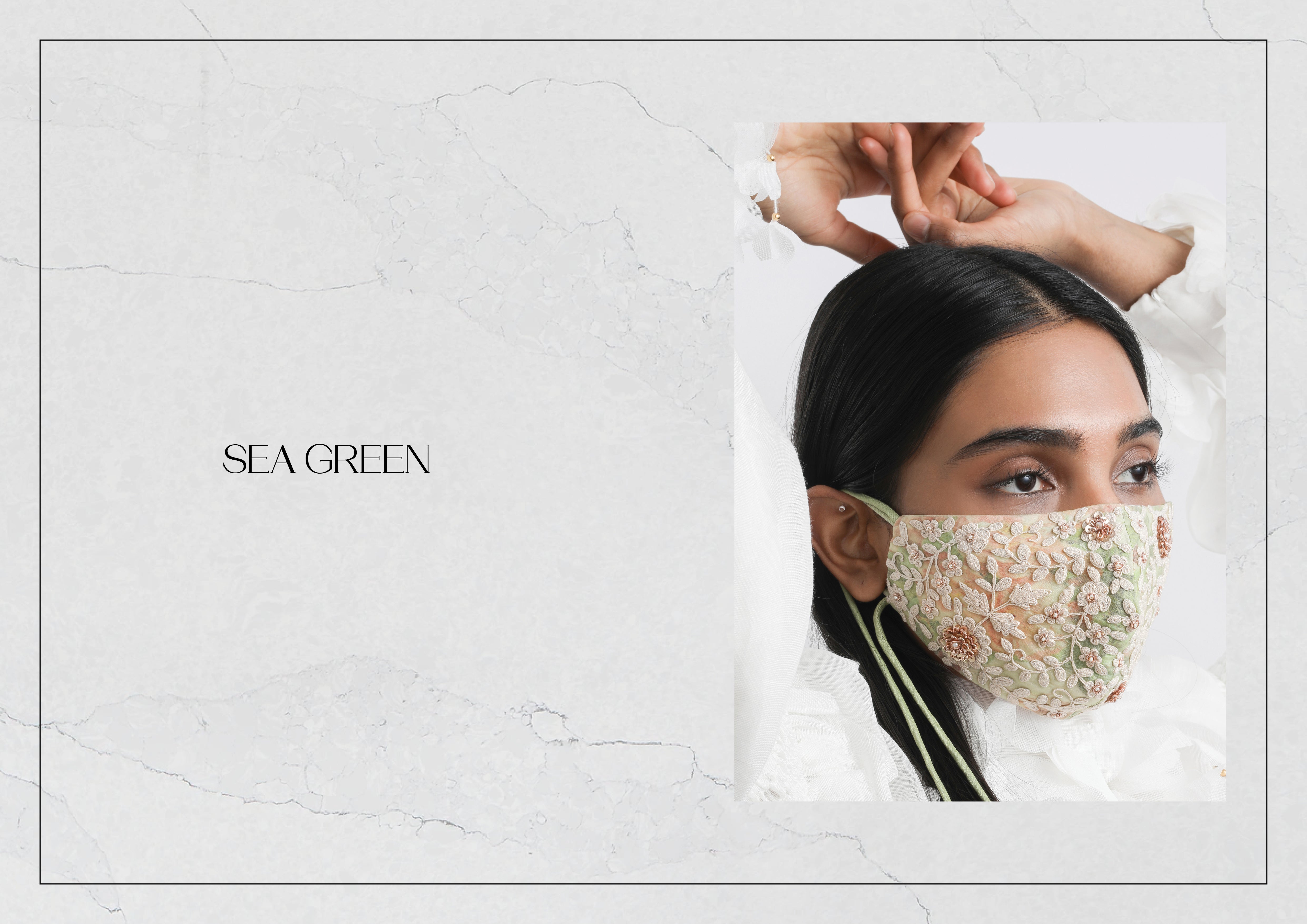 Handcrafted Fashionable Face Mask/Covering by Namaskaya