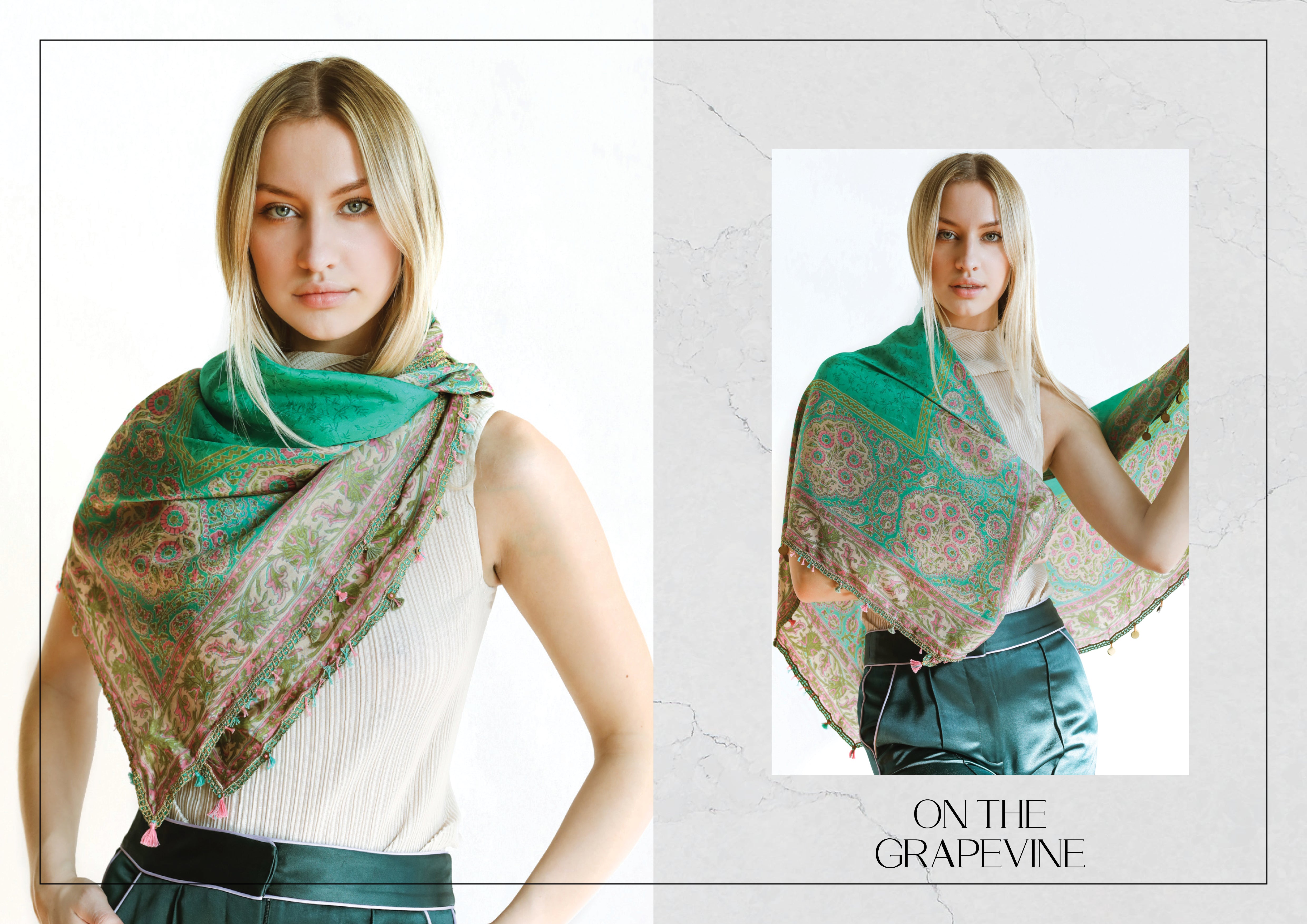 Handcrafted Fashionable Silk Scarves by Namaskaya