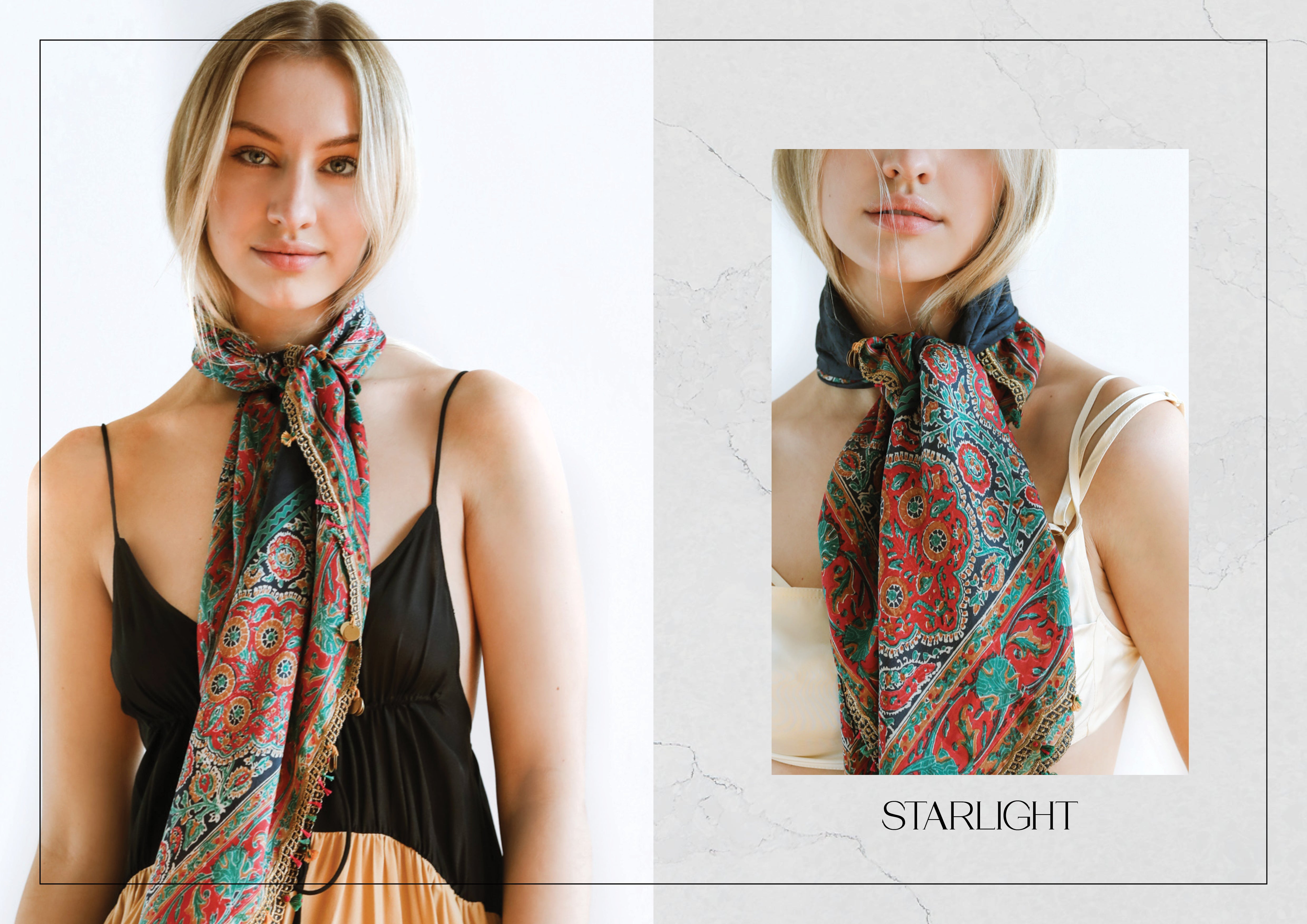 Handcrafted Fashionable Silk Scarves by Namaskaya