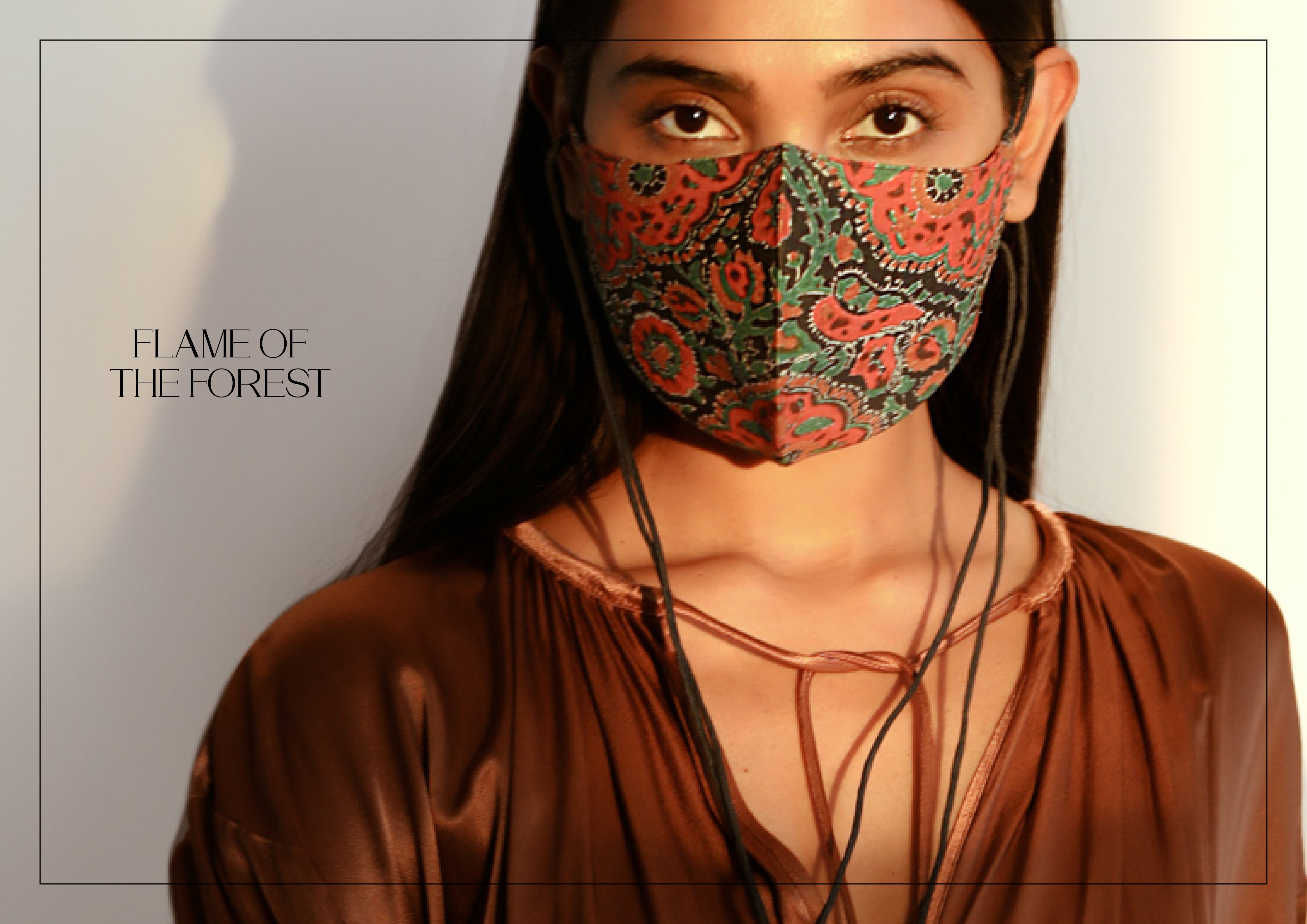 Handcrafted Fashionable Reversible Face Mask/Covering by Namaskaya