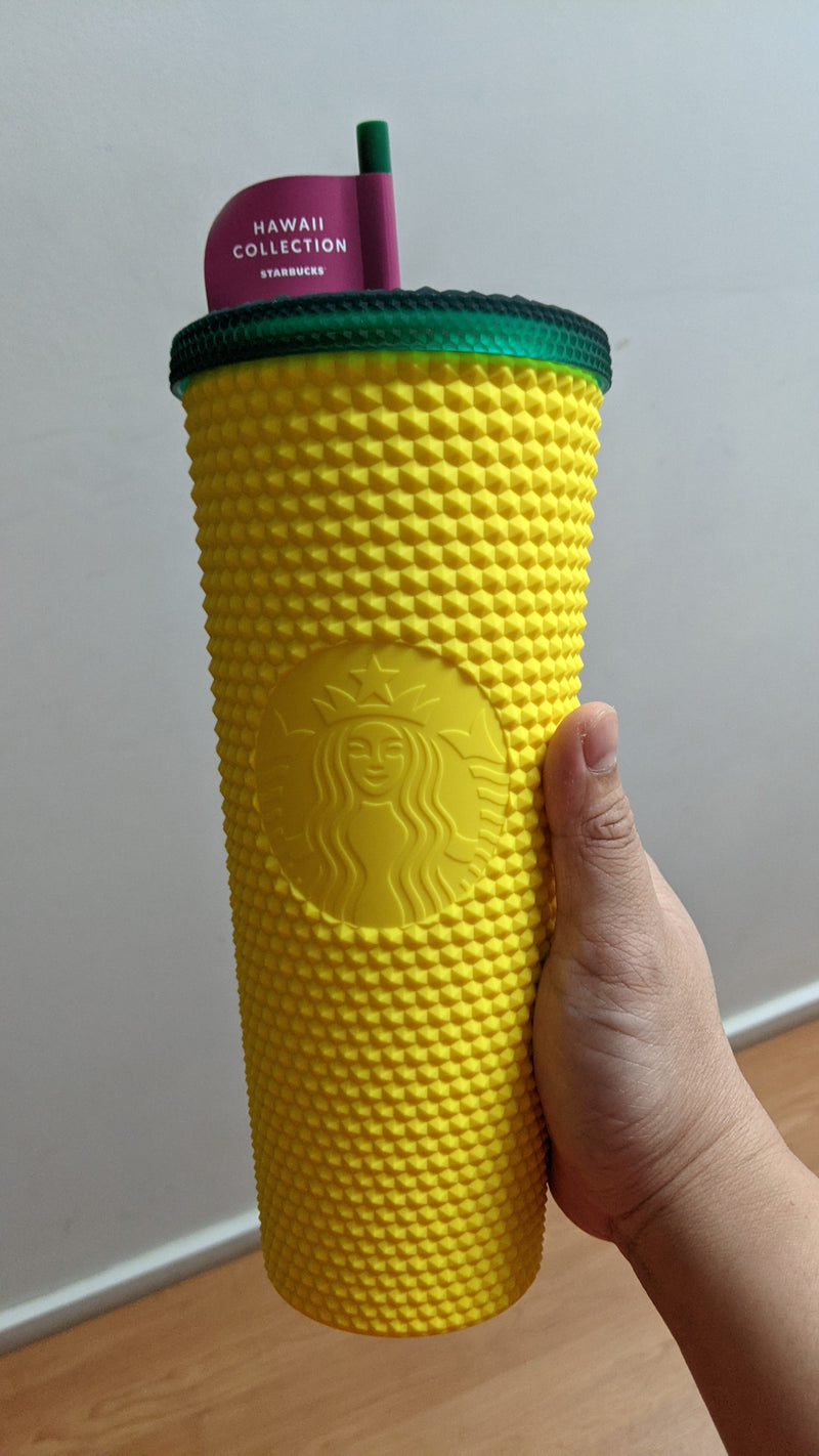 Pineapple Starbucks Cup Pineapple Cup Home & Living Drinkware