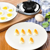 Egg Slicer, aphqua Stainless Steel Wire Egg Cuter Heavy Duty Slicer For Hard Boiled Eggs with 3 Slicing Styles Cutter Silver