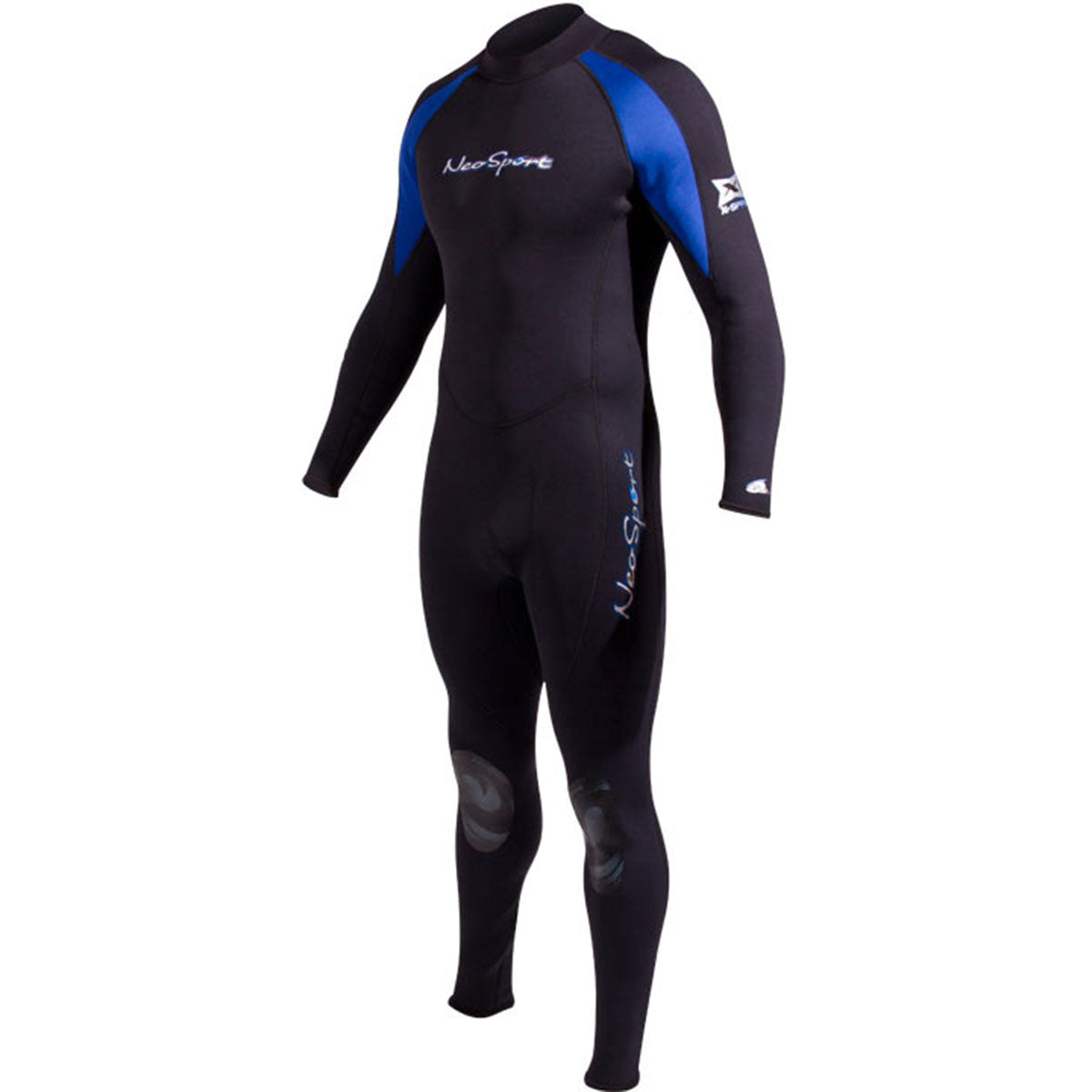 NeoSport XSPAN 5mm Men's Jumpsuit, Black/Blue | Scuba