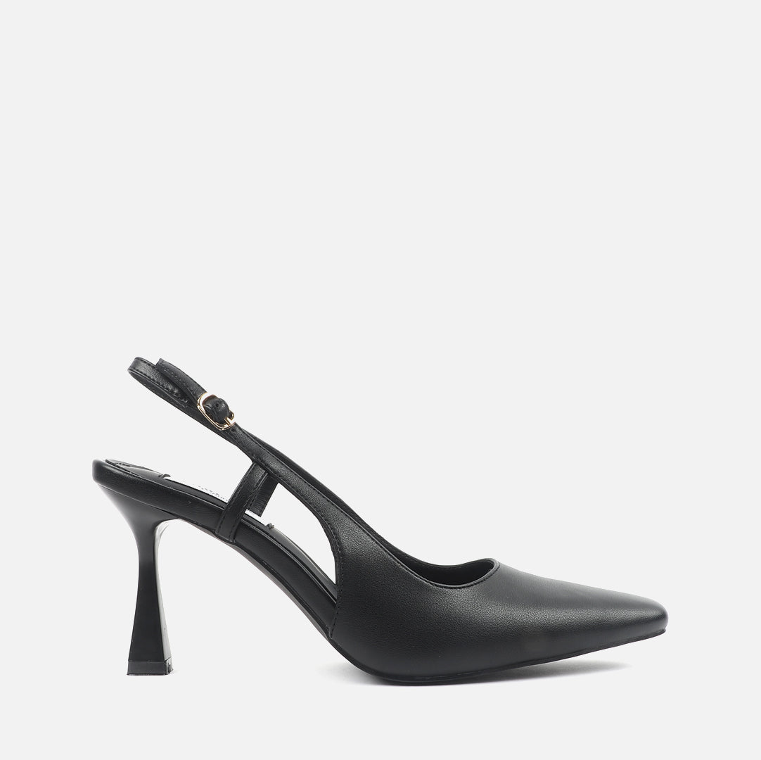 Fern Black Suede Pointed Toe Courts | Shoes | L.K.Bennett