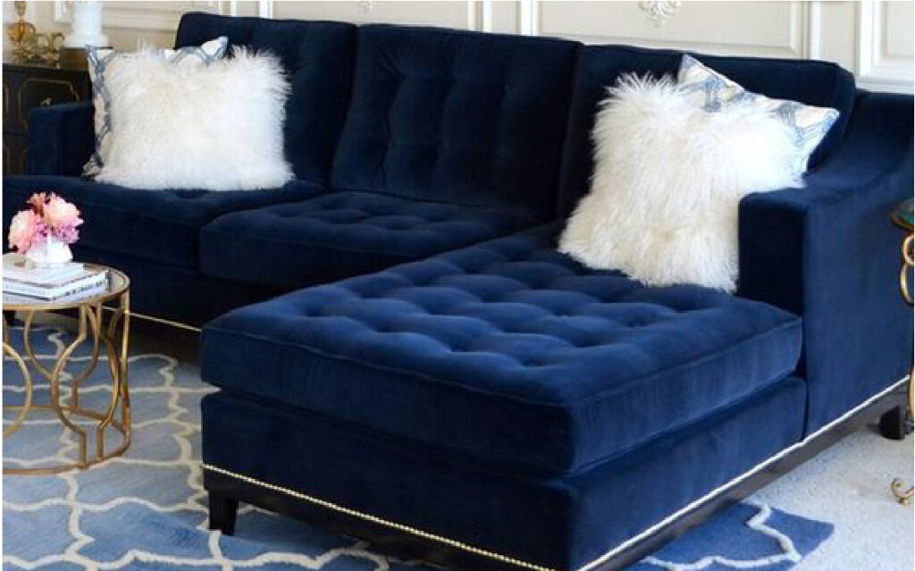 luxury blue decor