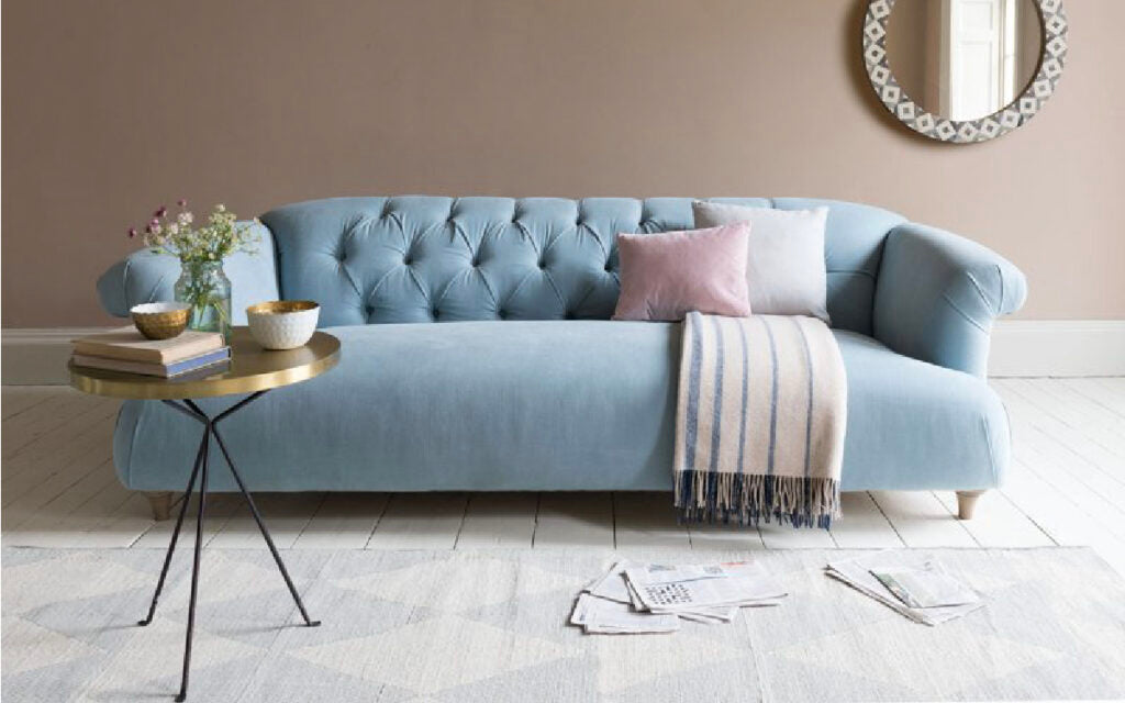 pastel blue decor