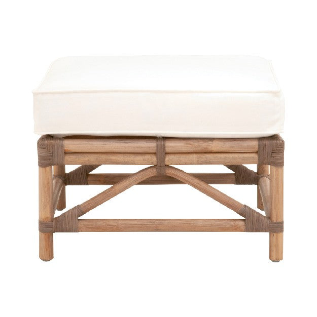 wooden ottoman