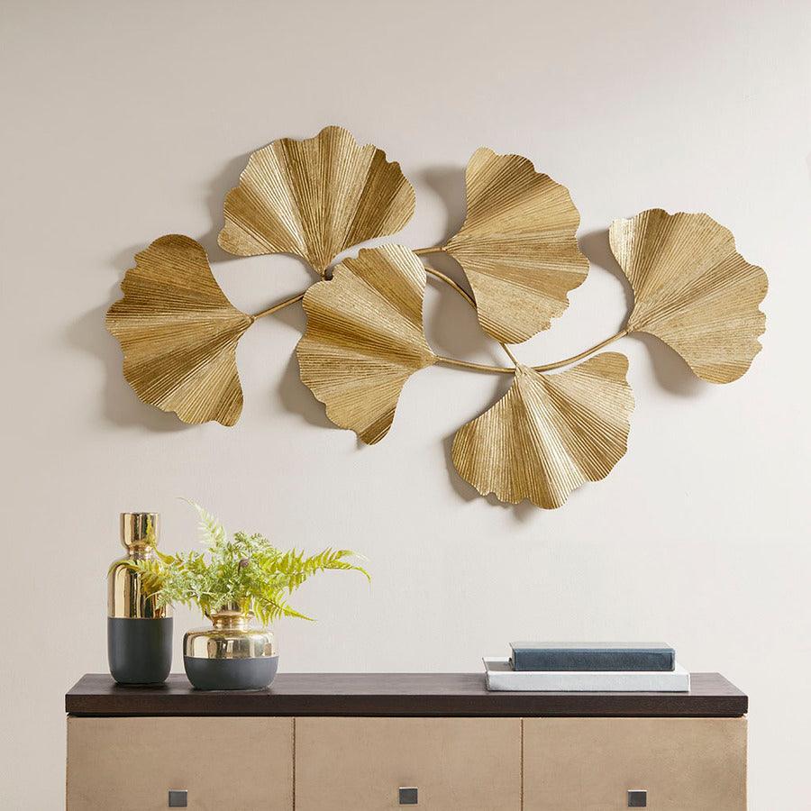 Jolly Golden Gingko Leaf Decor,Nordic Light Luxury Style Creative Metal  Crafts Ginkgo Leaf Ornaments Home Decoration Living Room Porch Wine Cabinet  Furnishings 