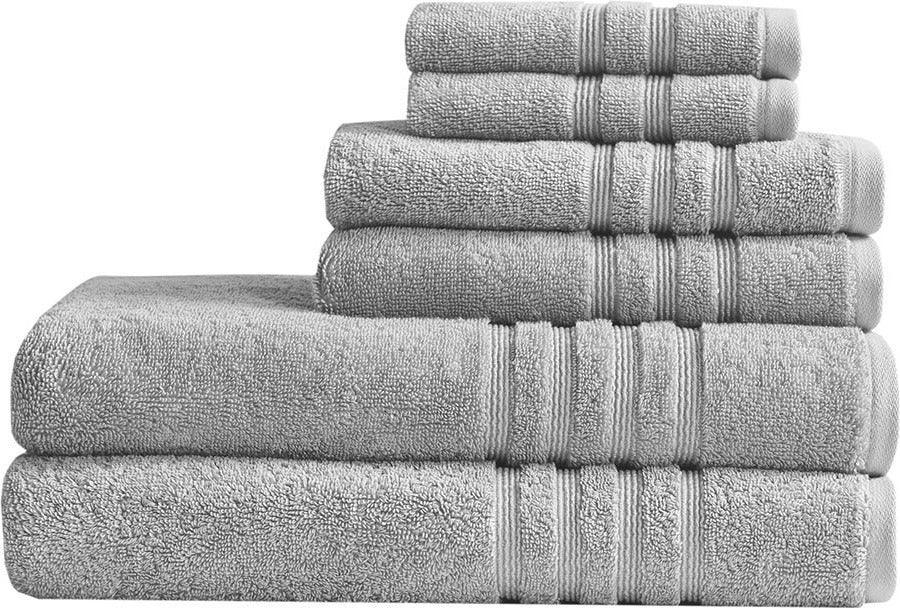 Madison Park Adrien Super Soft 6 Piece Cotton Towel Set