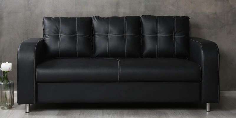 black sofa