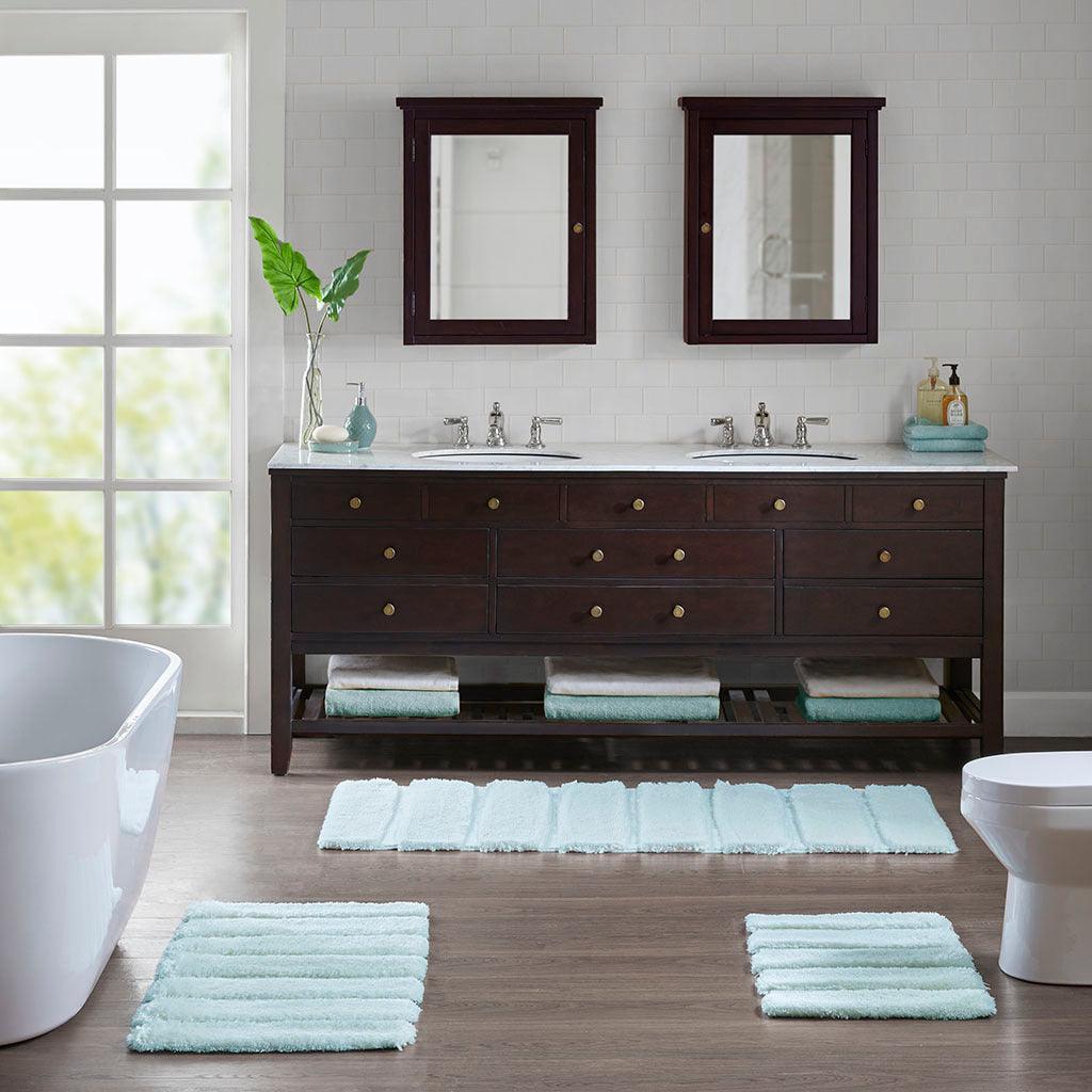 Popular Bath Pearl 2-piece Bath Rug Set