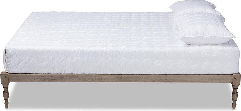 Shop Guerin Queen Bed White Gray Beds CasaOne