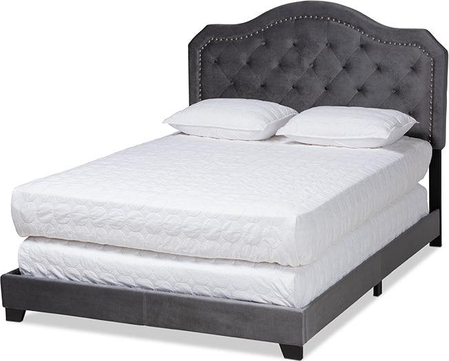 Shop Aden King Bed Charcoal Gray Beds CasaOne