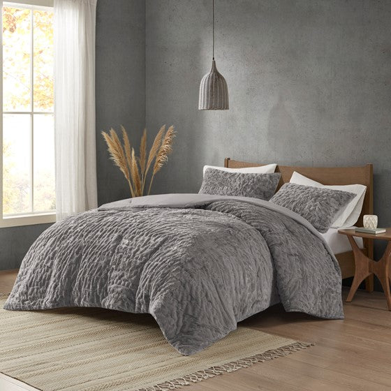 Woolrich Bitter Creek California King Comforter Set in Grey/Brown