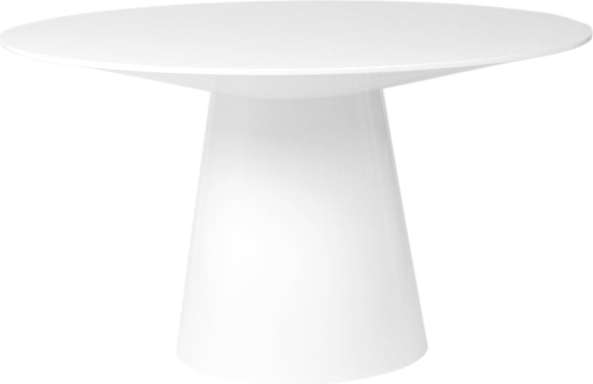 Hudson Round Extending Dining Table, 90-120cm, White Wood Only £299.99