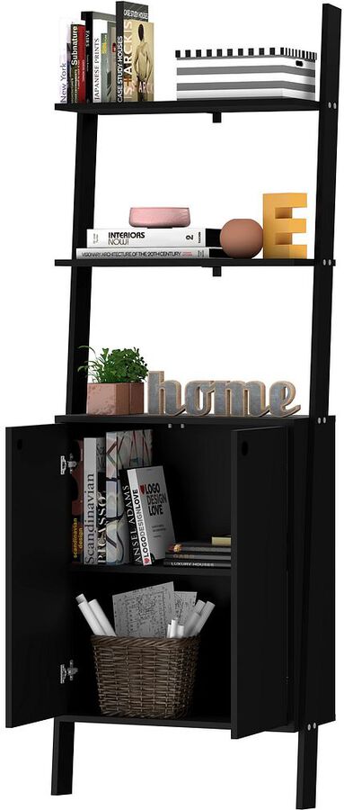 Manhattan Comfort Shelving Matte - Matte Black & Gray Eiffel Floating Garage  Cabinet - Set of Two - Yahoo Shopping