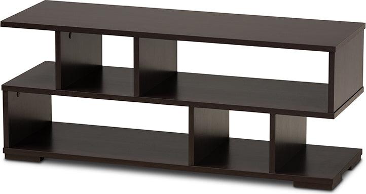 Shop Baxton Studio Janne Modern and Contemporary Dark Brown Finished 8-Cube  Multipurpose Storage Shelf, Bedroom Organization