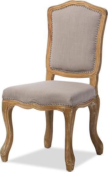 Shop Baxton Studio Carlotta French Country Weathered Oak Beige