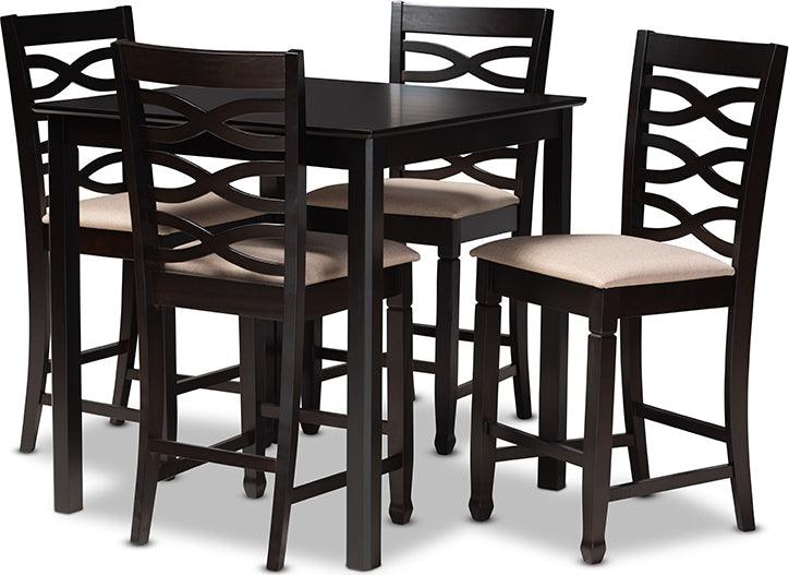 Shop Baxton Studio Vintner Pub Set Dining Sets CasaOne