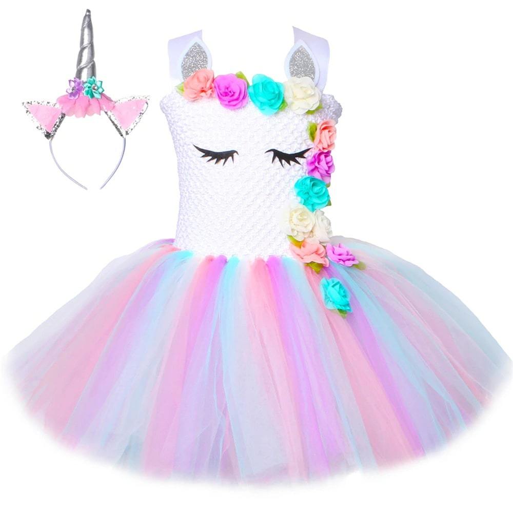 MODAT - Déguisement princesse licorne fille - 110/116 (5-6 ans) -  Déguisements enfants