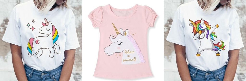 t-shirt licorne