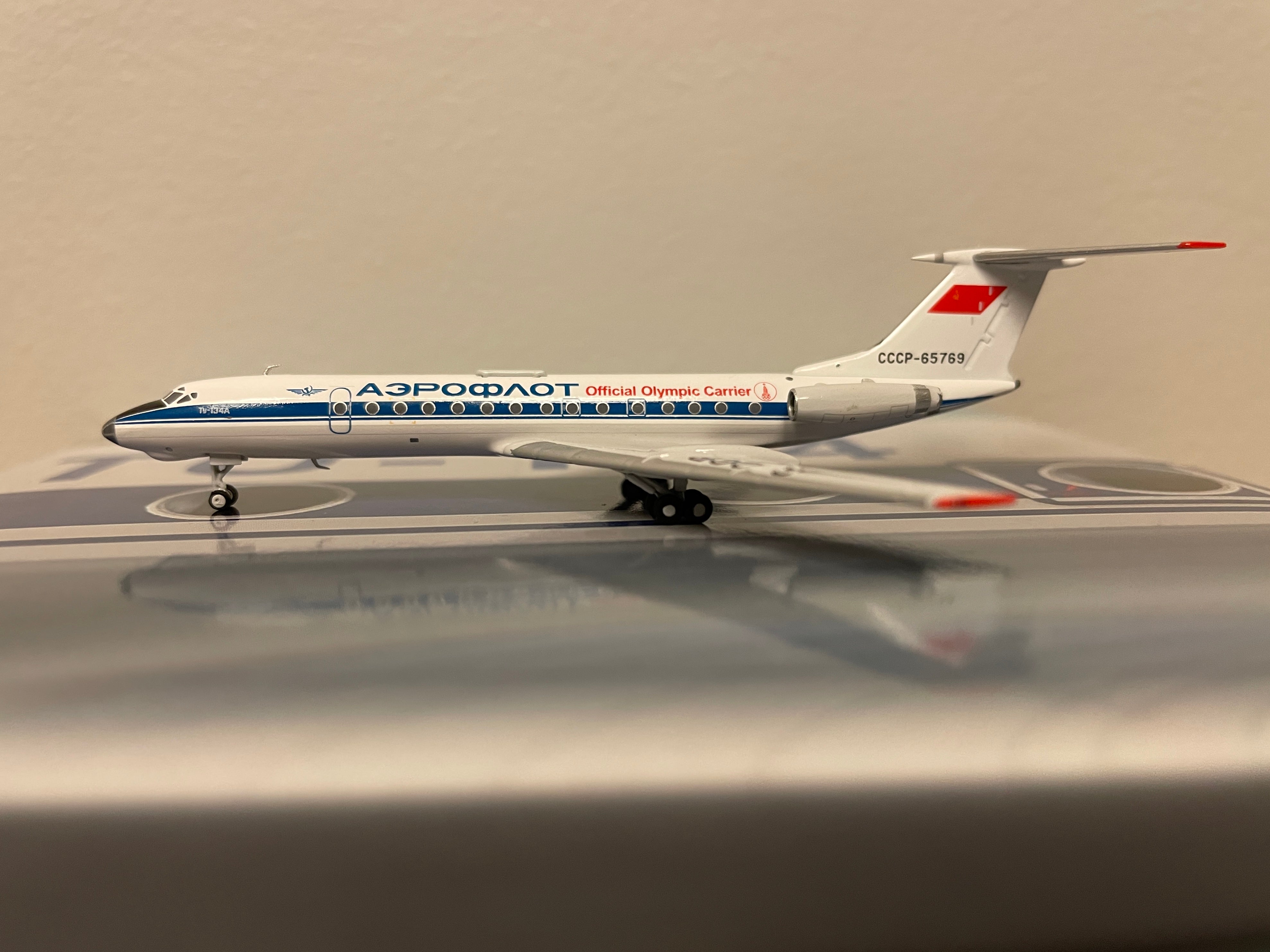 1:400 Panda Models Aeroflot Tupolev Tu-134 CCCP-65655 PM202006