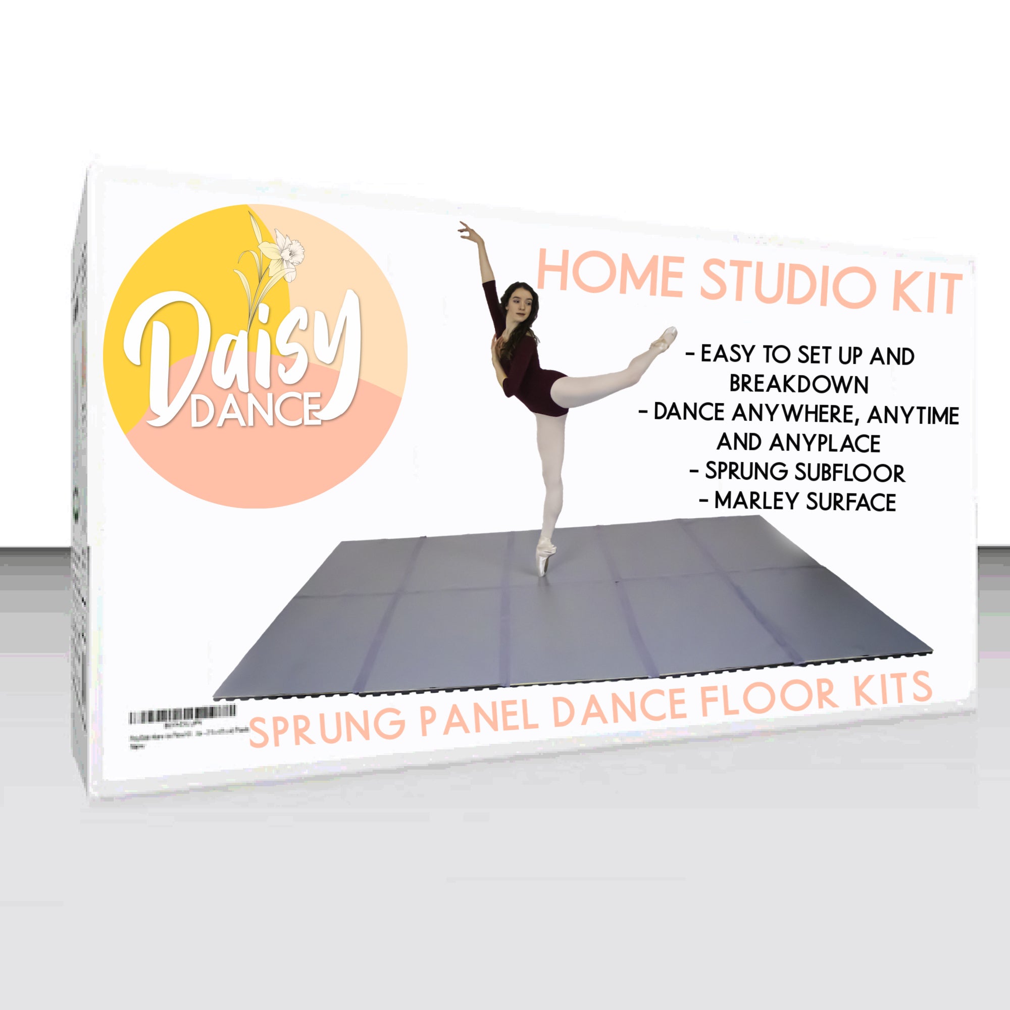 12 X 14 Ft Sprung Panel Dance Floor Home Studio Kit 168 Sf Daisy Dance