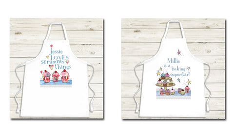 Fun personalised aprons from Cookify