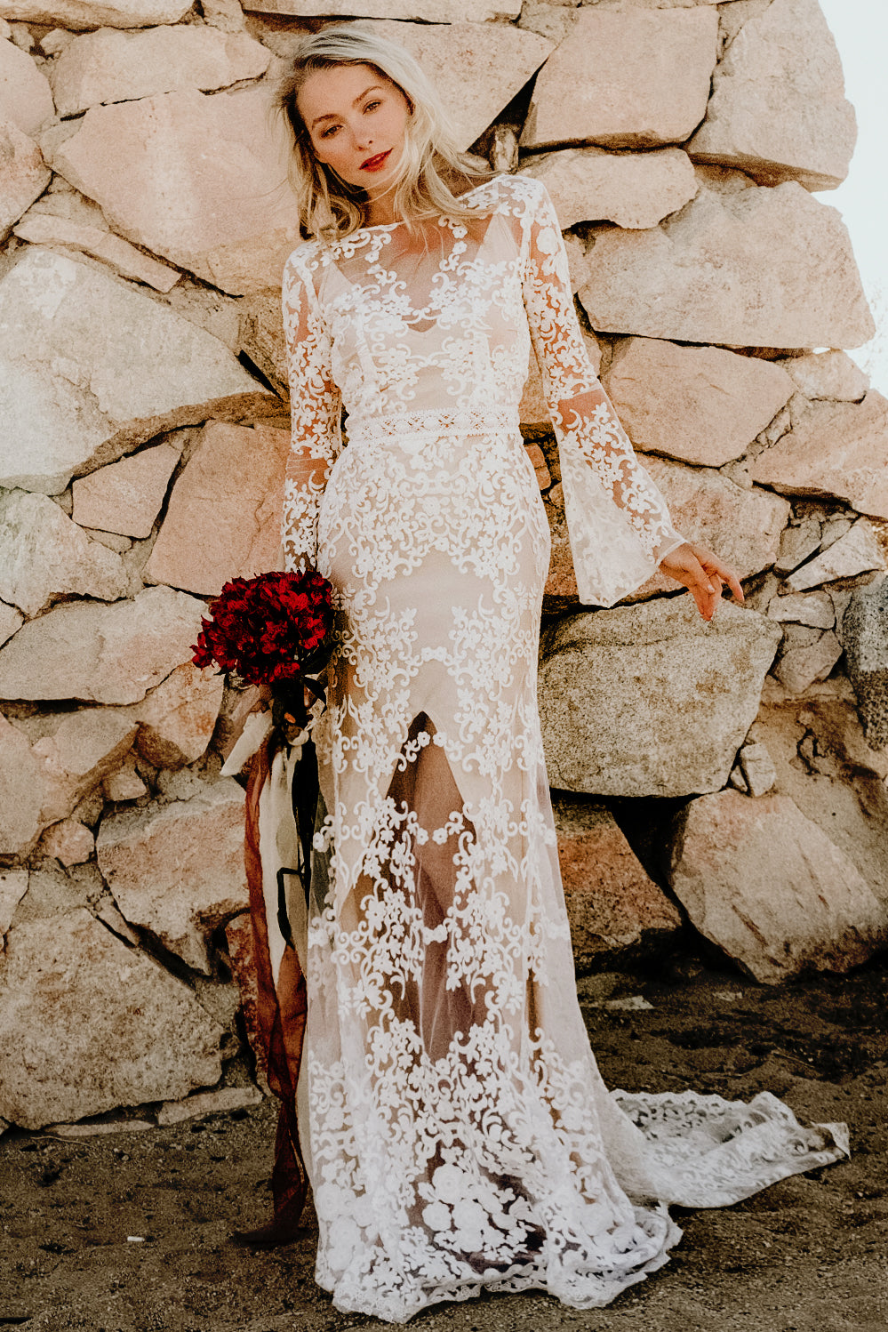 saldana vintage wedding dress