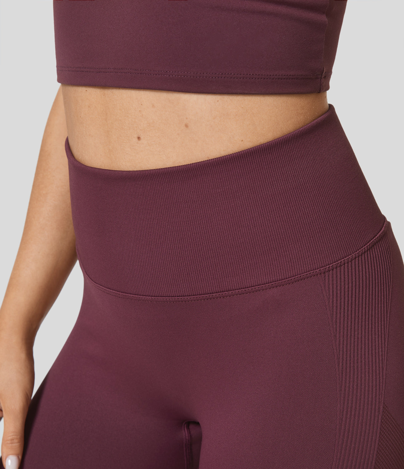 

Halara Seamless Flow High Waisted Butt Lifting Leggings - Ash Grey -  gym leggings leggings with pockets leggings with butt lift