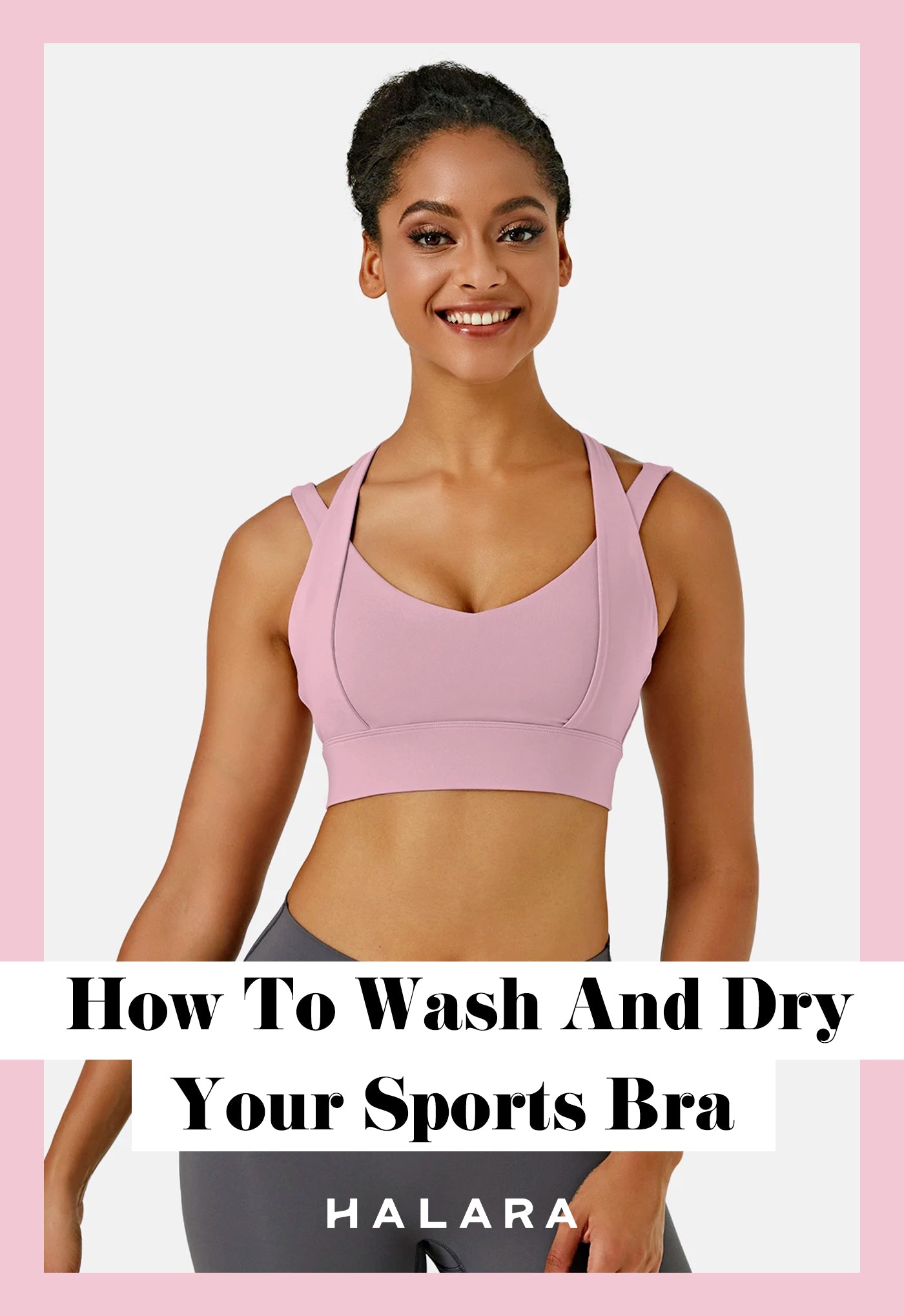 How To Wash And Dry Your Sports Bra