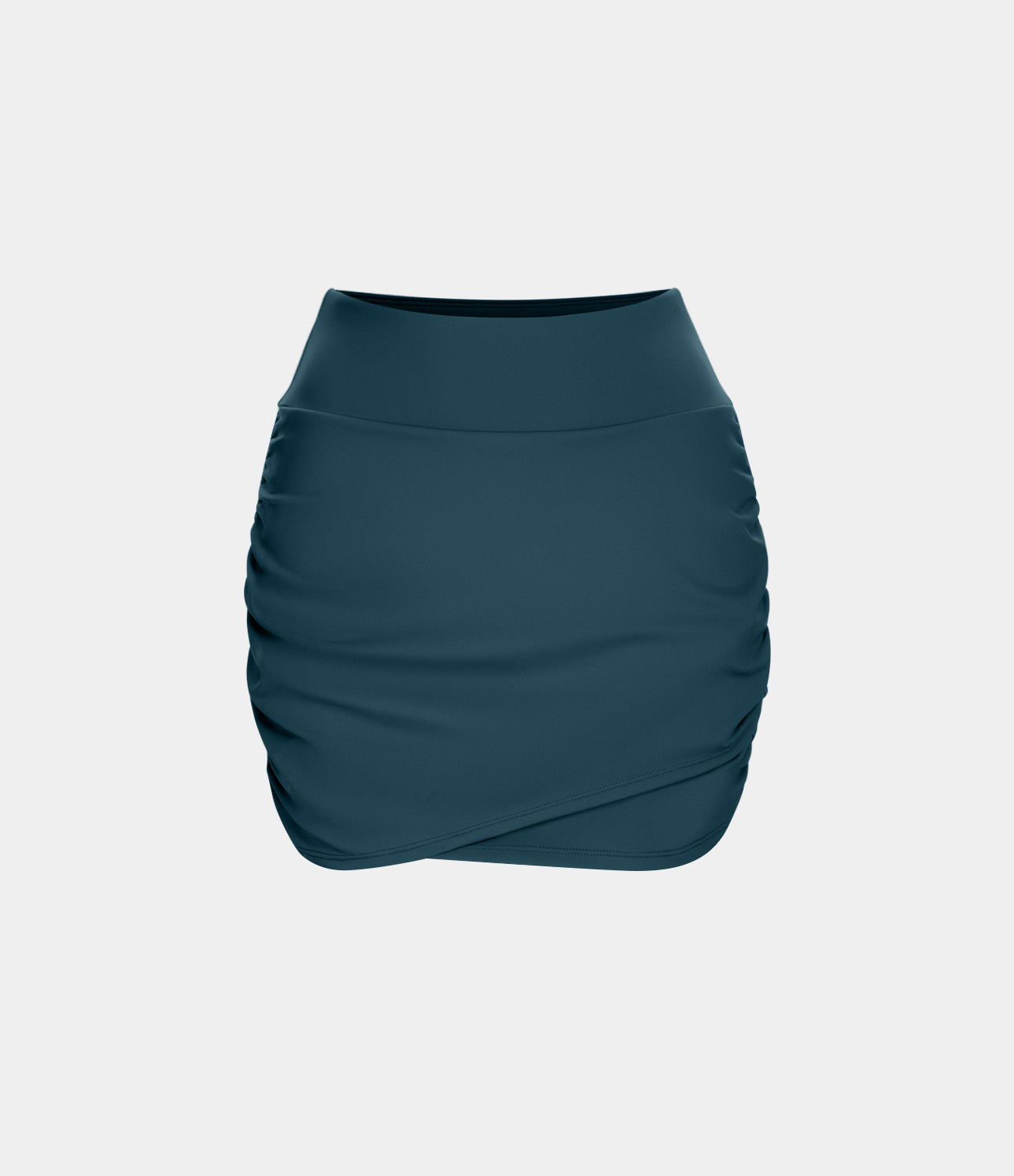 

Halara High Waisted Bodycon Side Pocket 2-in-1 Mini Ruched Casual Skirt - Dusty Orange -  midi skirt a line skirt golfing skirt