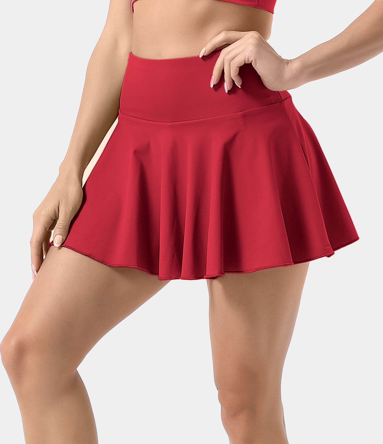 

Halara Everyday Cloudfulв„ў Air Fabric 2-in-1 Cool Touch Tennis Skirt-Marvelous - Endless Sky -  midi skirt a line skirt golfing skirt