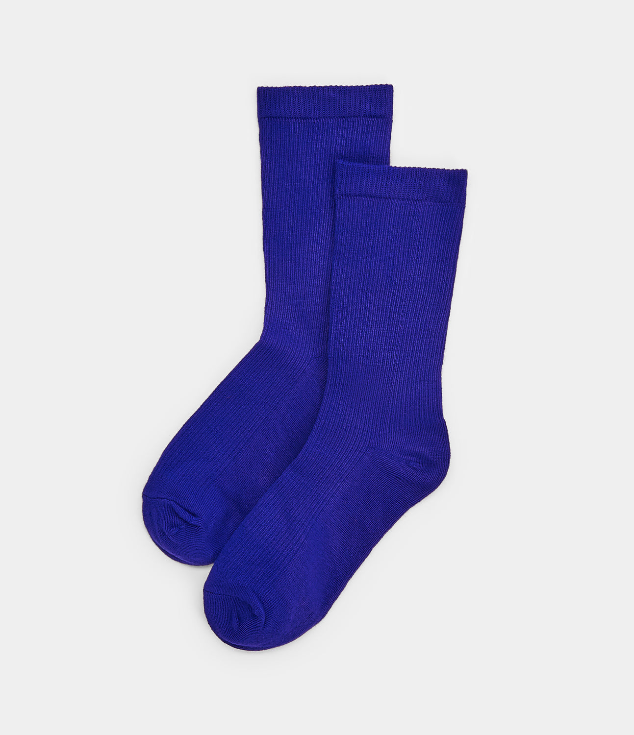 

Halara Solid Ribbed Crew Sock - Indigo Blue