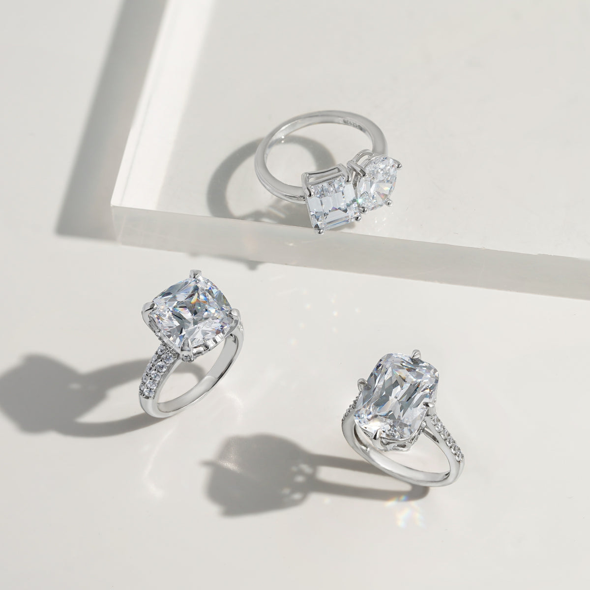 Diamond & Amy Stran Bold Double Cut Ring – Diamonbliss