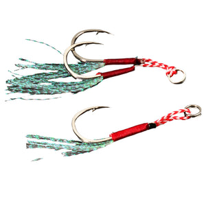 10PCS/Lot Cast Jig Assist Hook High Carbon Steel for Effective Fishing - KnottyTails