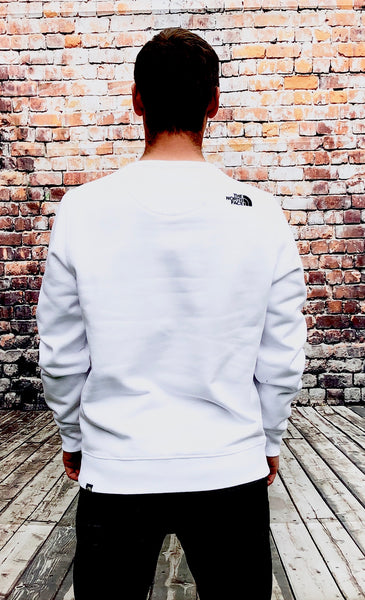 the north face white jumper