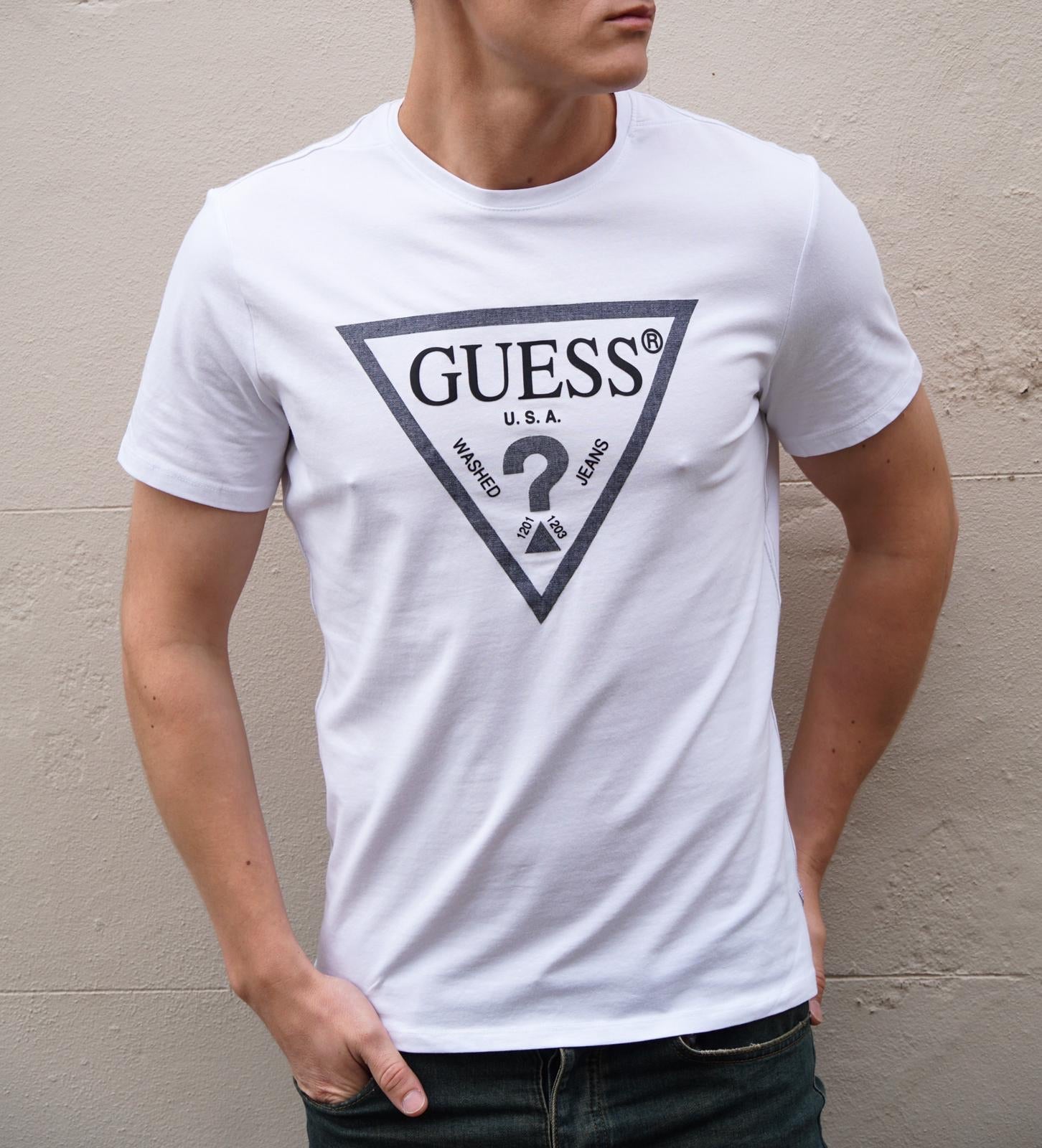 Guess tee shirt / tshirt / top, men's branded designer – System F