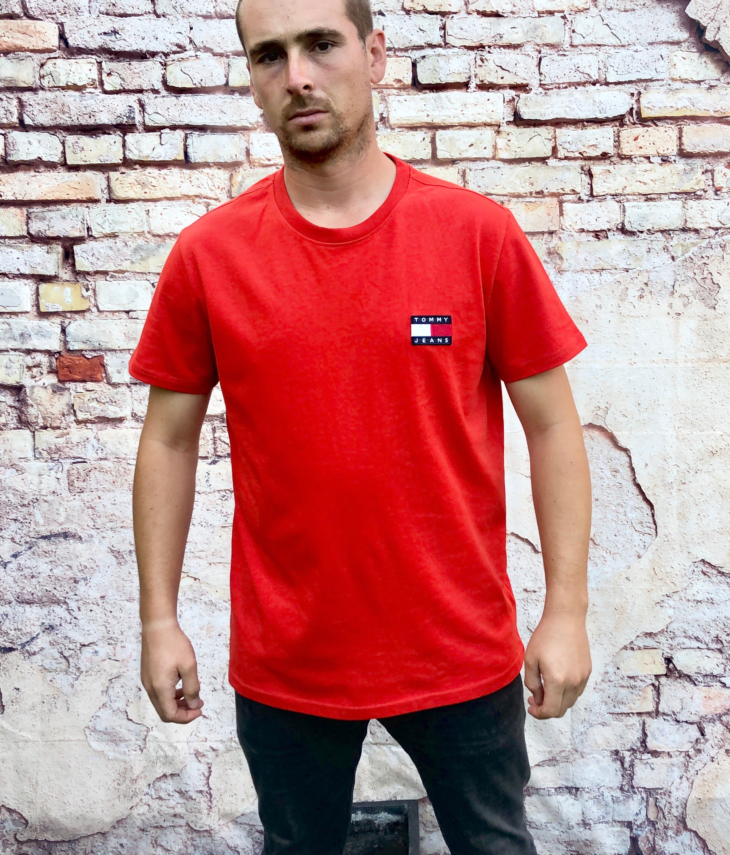 Tommy Jeans Red T Shirt