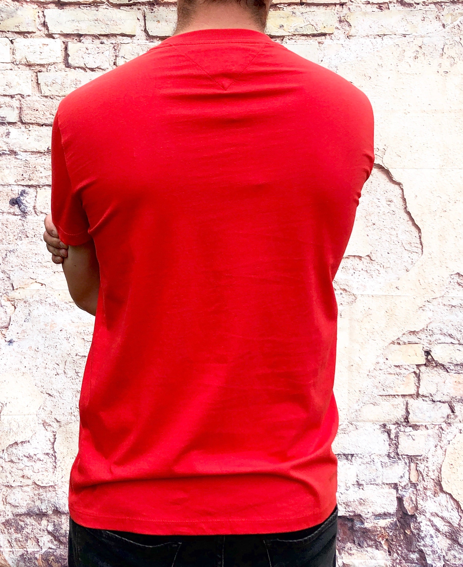 Red Jeans tshirt / tee shirt, men's branded – F