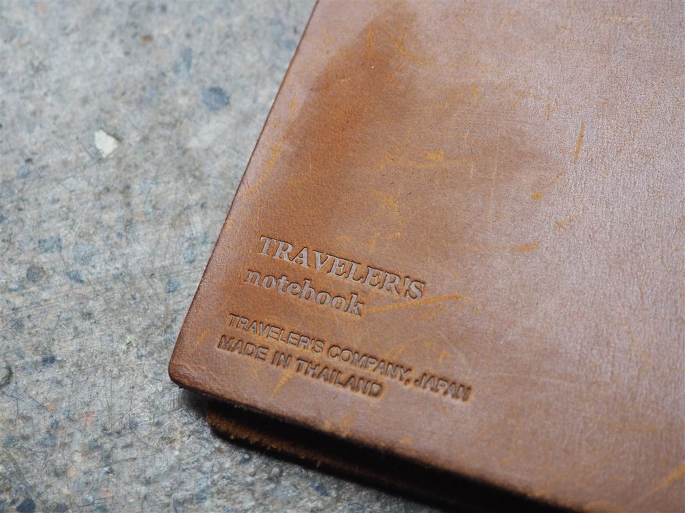 Traveler's Notebook Passport Size - Camel Leather - Wonder ...