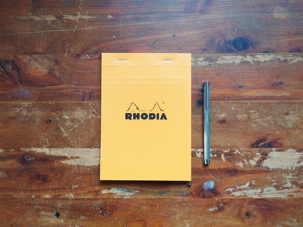 Rhodia Web Notepad, A5, Lined - Orange (118348C)