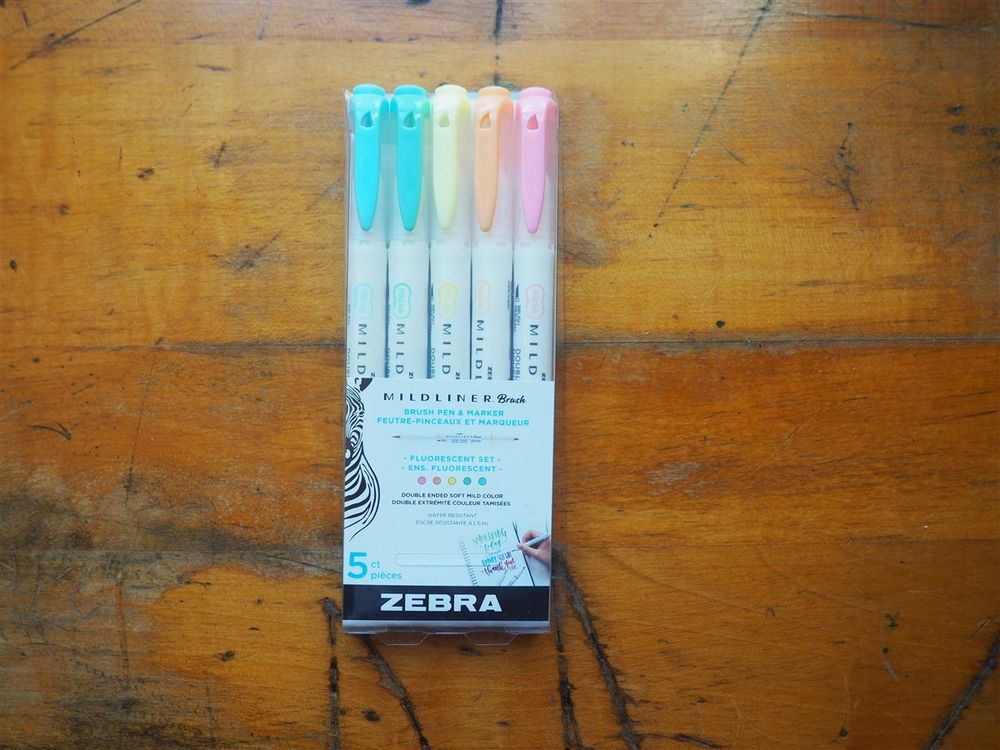 Zebra Mildliner 5-pack Cool & refined