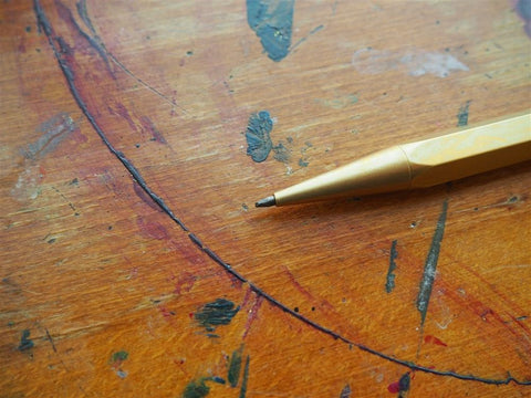 Classic Revolve-Sketching Pencil/Brass - YSTUDIO