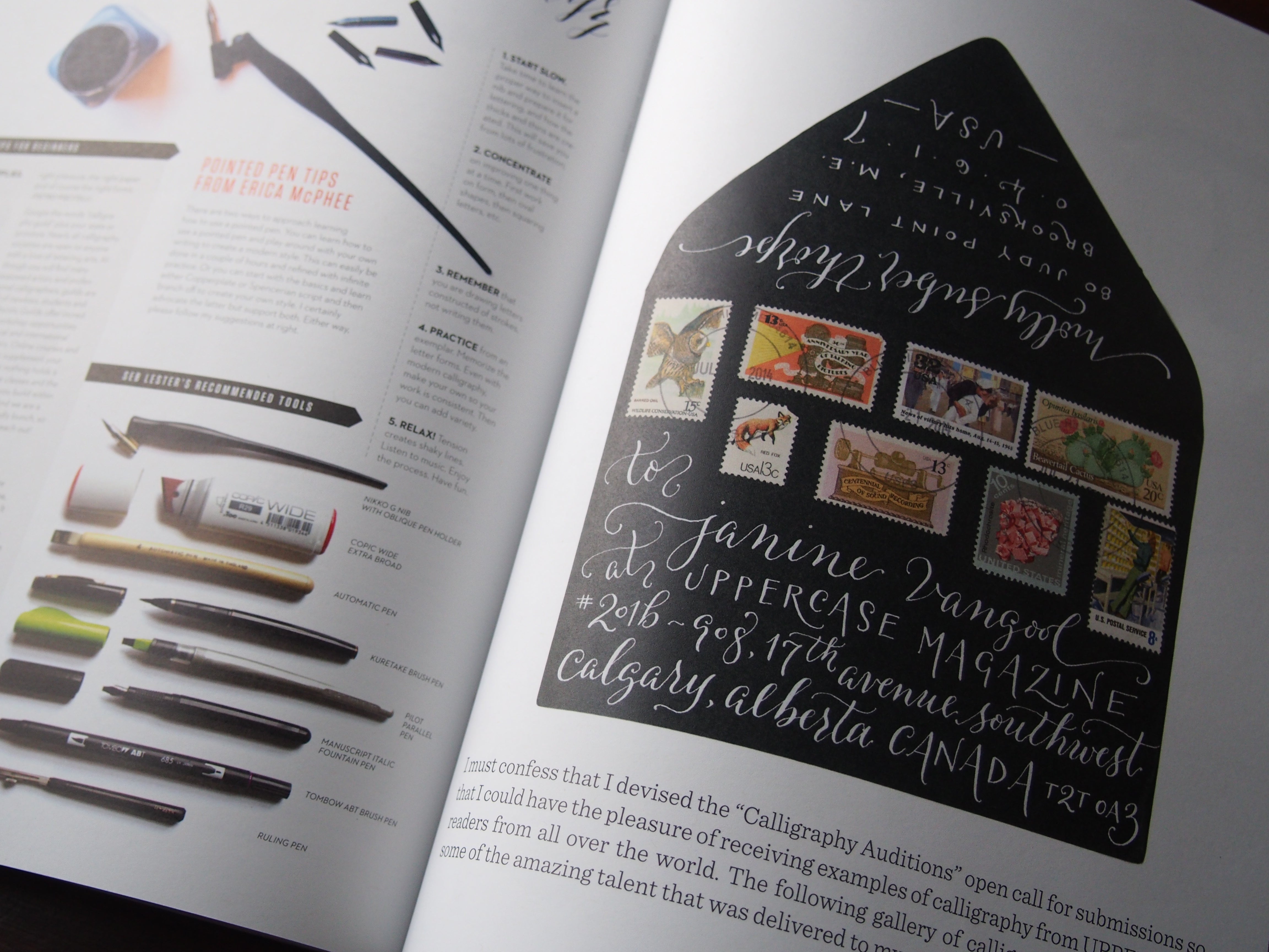 Calligraphy & Lettering Uppercase Magazine Issue 23