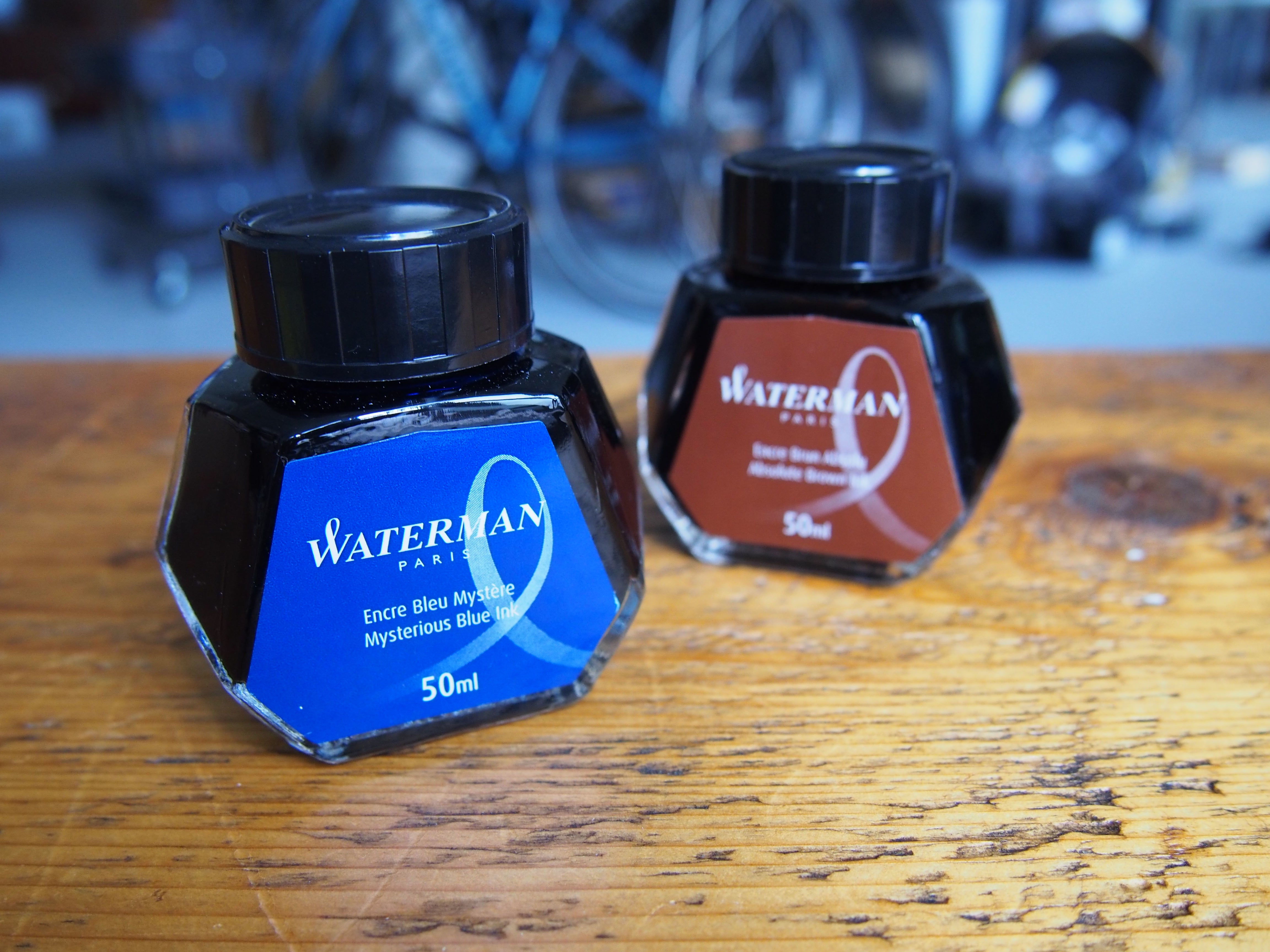 Waterman Fountain Pen Ink Mysterious Blue Absolute Brown Havana Brown Wonder Pens Blog wonderpens.ca Toronto Canada