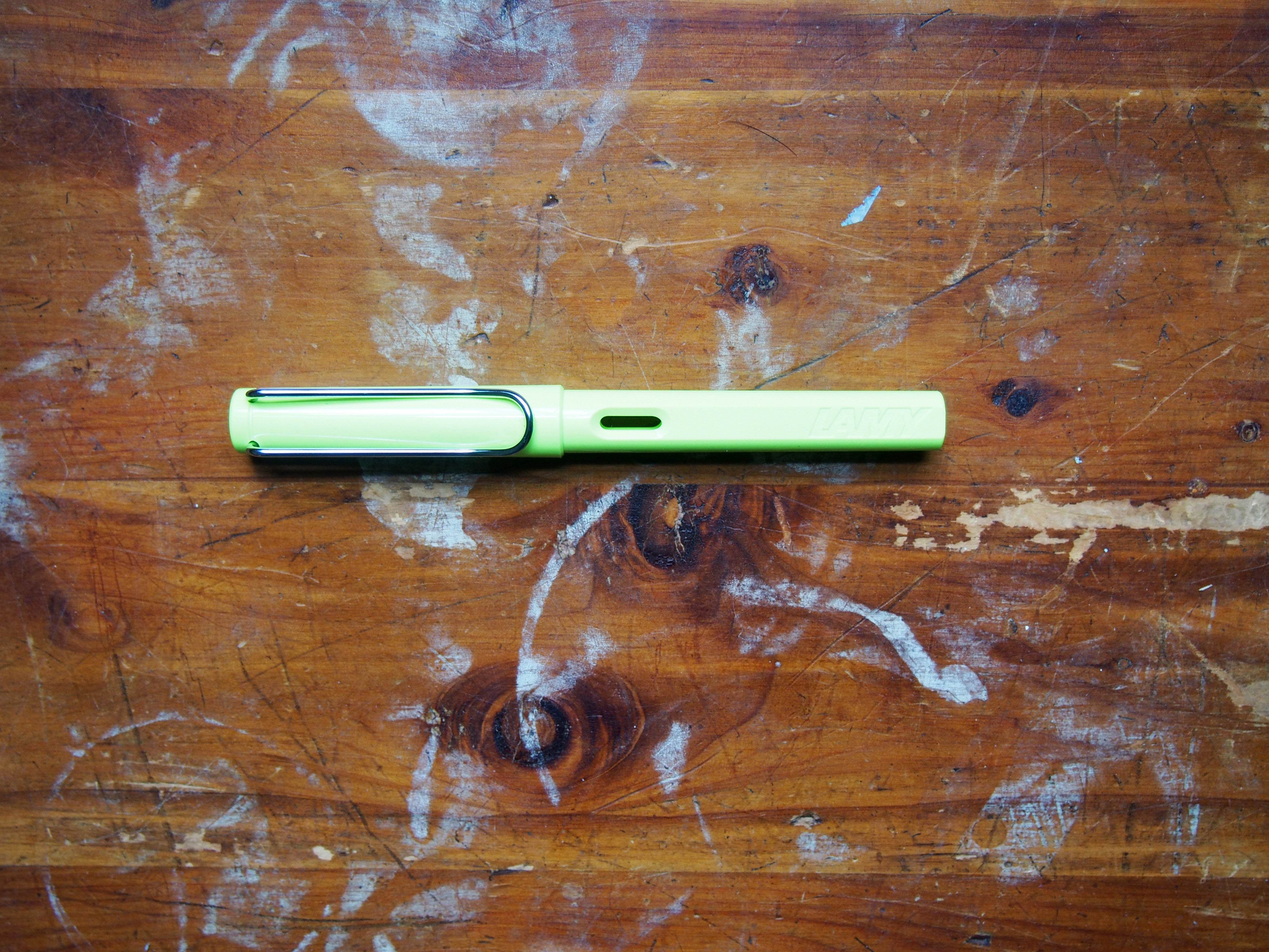 Lamy Safari Fountain Pen - Neon Lime (2015 Special Edition)