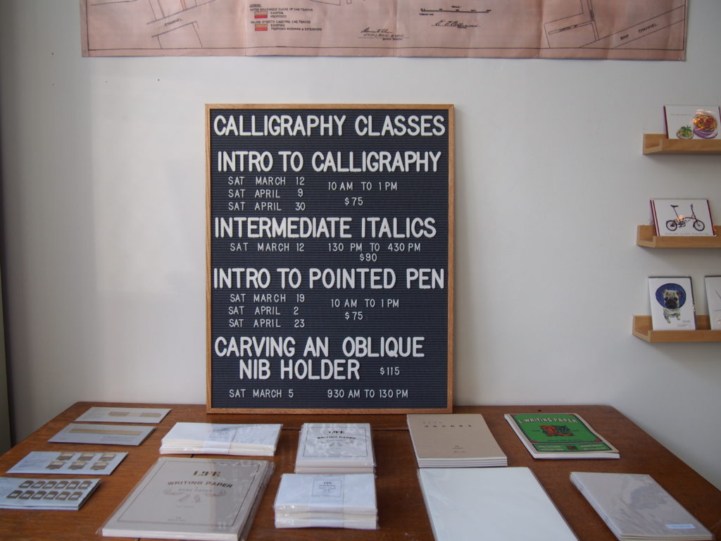 Calligraphy Classes in Toronto Oblique Nib Holder Pointed Pen Modern Calligraphy