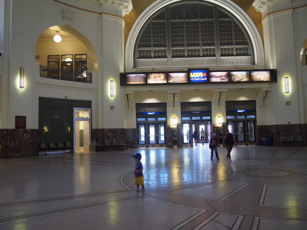 Via Rail Canadian Train Trip Winnipeg Train Station