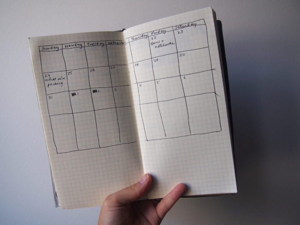 Midori Traveler's Notebook planner Toronto Canada